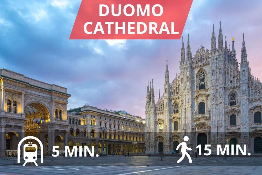 Duomo In 10 Minutes - Modern Close To Cadorna Station Apartment Милано Екстериор снимка